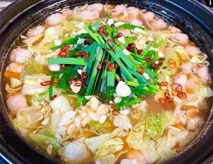 今回はキャベツ、ニラ、豆腐を追加