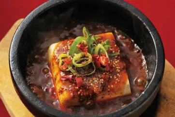 陳家私菜 新宿店 ｢頂天⽯焼⿇婆⾖腐｣