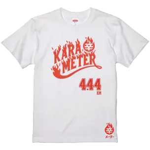 マイ辛値入りファイアーロゴTシャツ WHITE