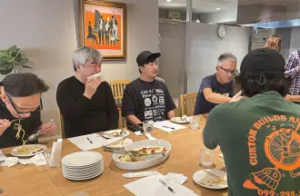激辛で汗かいて美味しかったとご満悦な様子