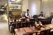 陳家私菜 銀座店のオシャレな内装