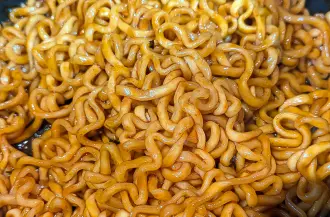 オリジナルブルダック炒め麺の完成品